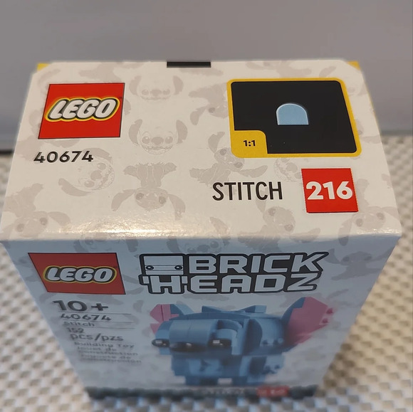 Lego Brick Headz 40674 Stitch #216 Blue Alien Lilo & Stitch NWT Building Toy Set - Picture 3 of 3